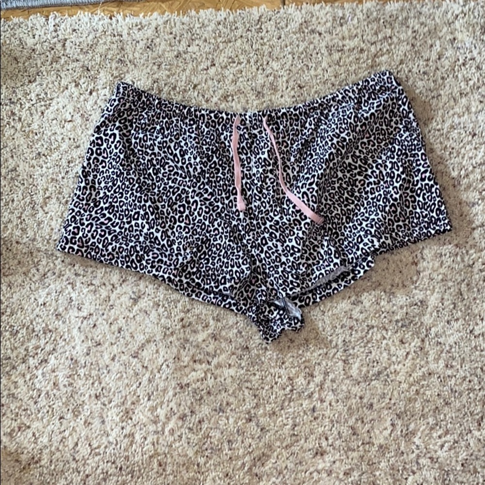 This is a pair of pajama shorts that are real cute